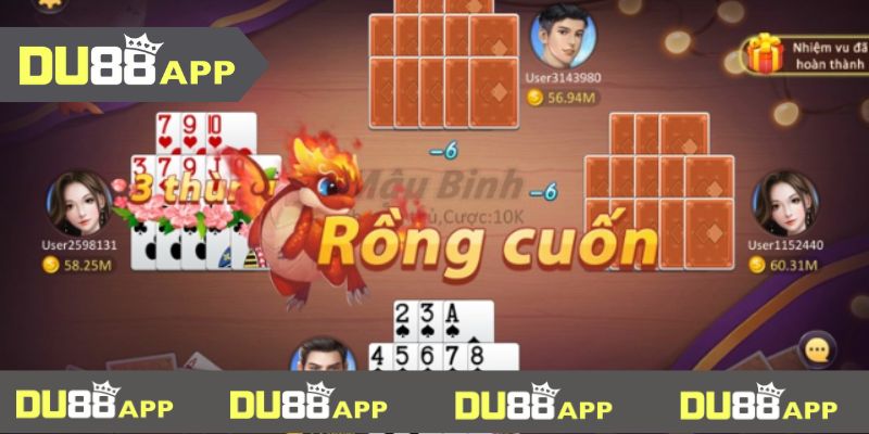 Mậu Binh DU88 là một tựa game cực hấp dẫn